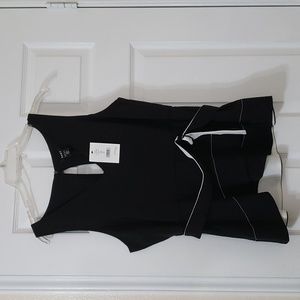 DKNY BLACK V-Neck TOP